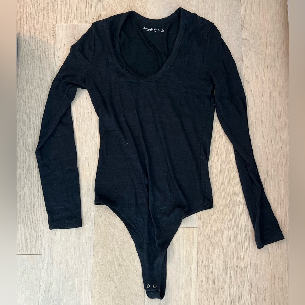 Black Abercrombie Bodysuit
